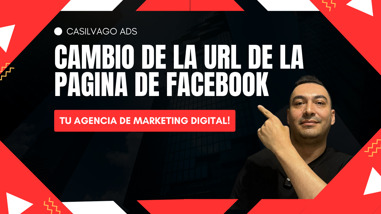 ▶️CURSO de MARKETING DIGITAL META ADS 2025-2026 | COMO Cambiar la URL de la PAGINA de FACEBOOK🚀
